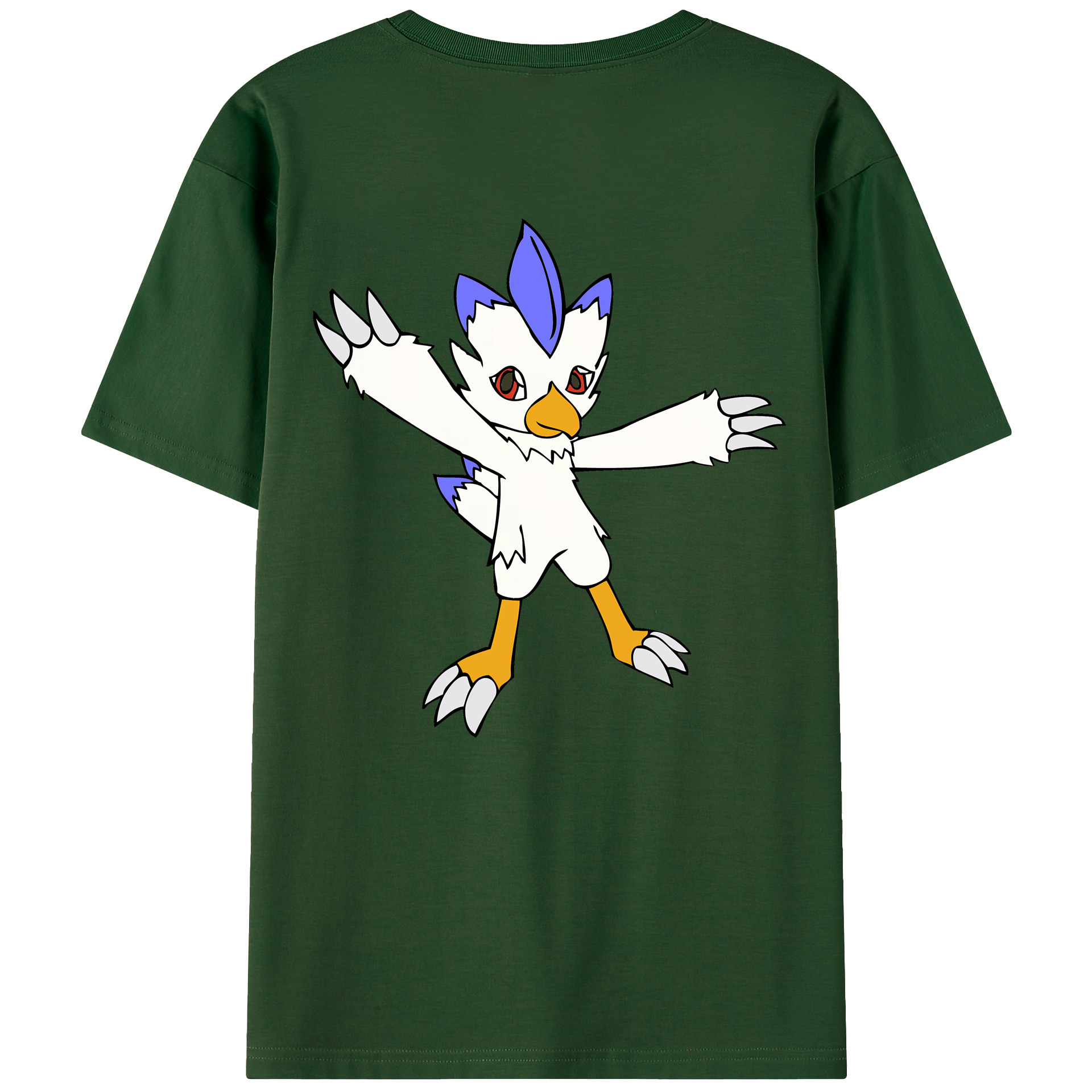 （画像用） Digimon デジタルモンスター/デジモン 綿100％半袖Tシャツ（背面プリント）